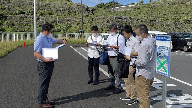 交通量調査現場